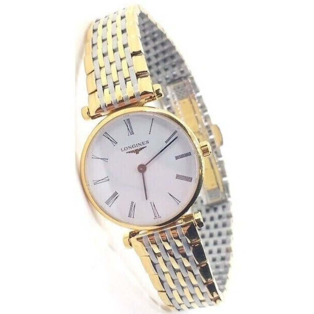 Longines La Grande Classique White Dial Women's Watch - L4.209.2.11.7 Two-Tone